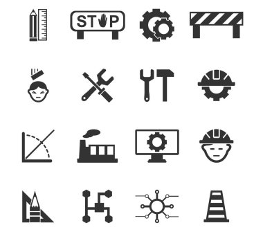 Mühendislik Icons set