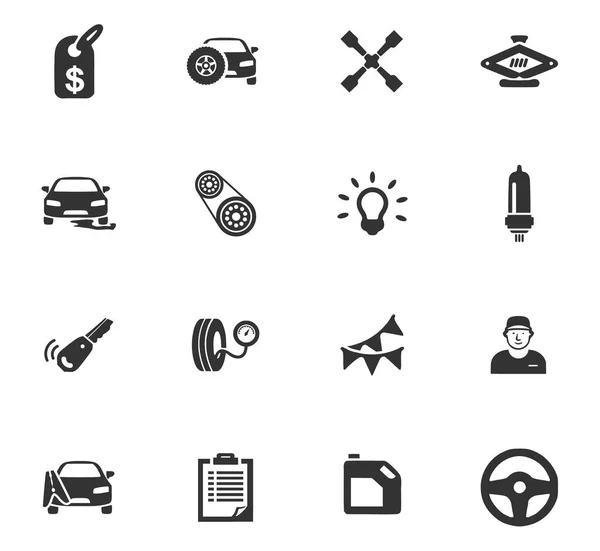 Service de voiture ICON SET — Image vectorielle