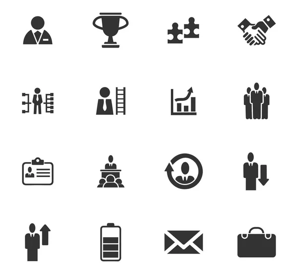 Conjunto de iconos de negocio — Vector de stock