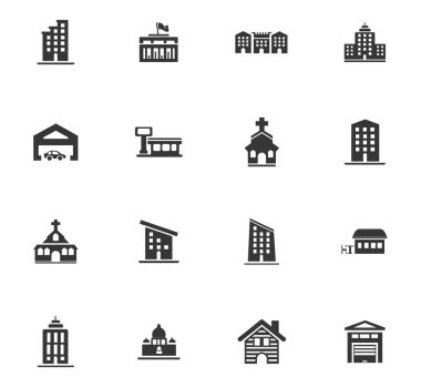 Altyapı şehir Icons set