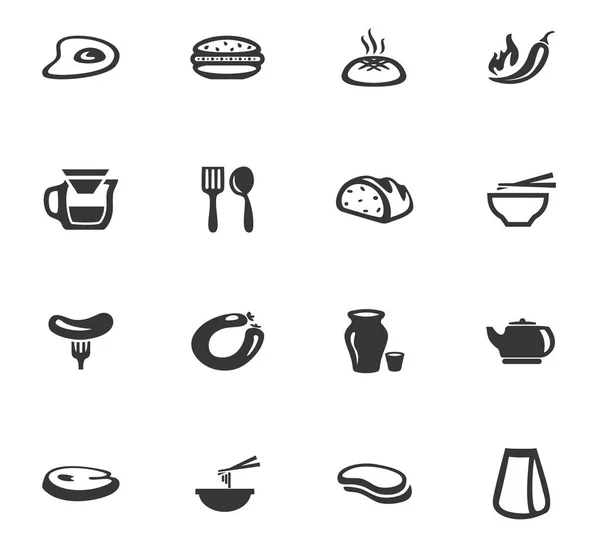 Food Colored Vector Icons 1 — Stock Vector © creativestall 74533749