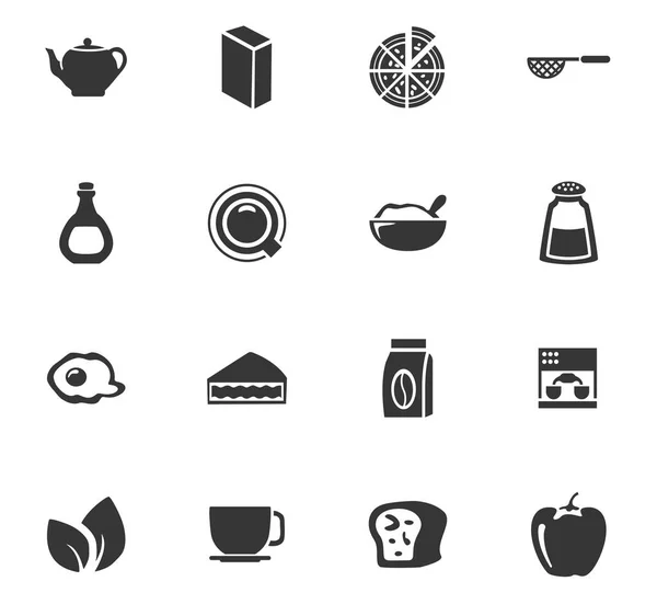 Set de iconos alimentarios — Vector de stock