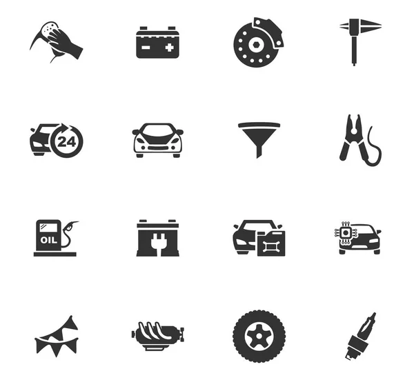 Auto icons set — Stock Vector