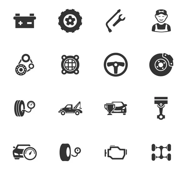Auto conjunto de ícones — Vetor de Stock