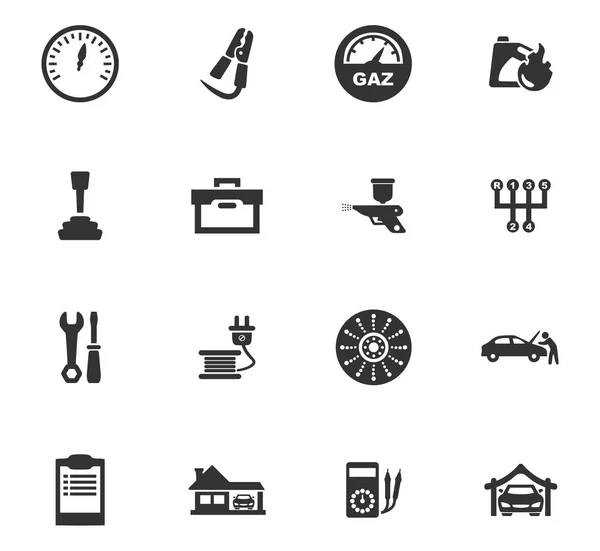 Auto icons set — Stock Vector