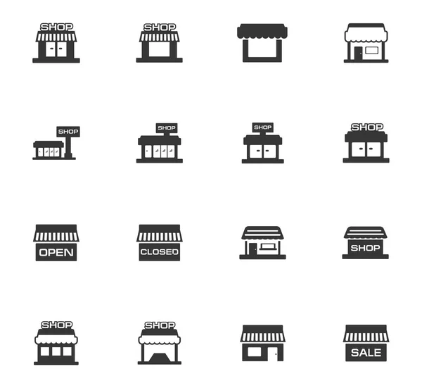 Store icônes ensemble — Image vectorielle