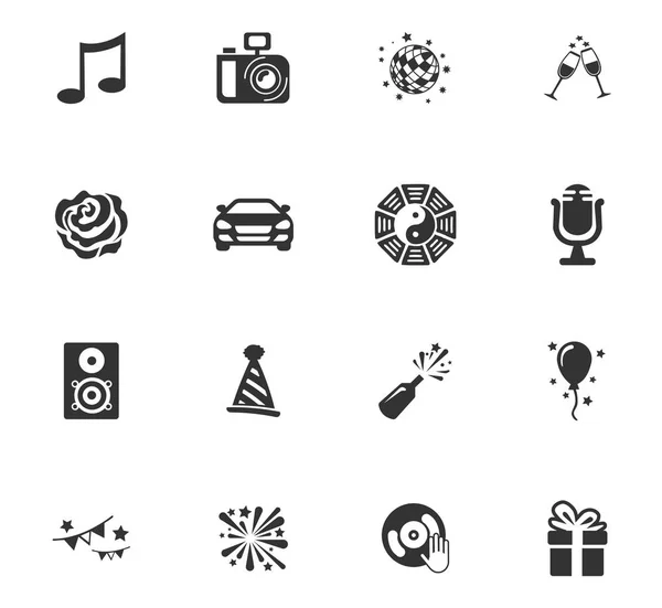 Parti zamanı Icons set