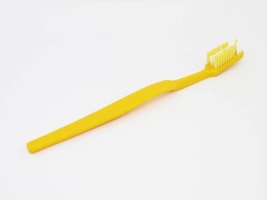 izole sarı diş fırçası