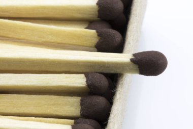 Kibrit kutusu büyük fotoğraf görüntü üstten görünüm logo tasarım sunu için hazır