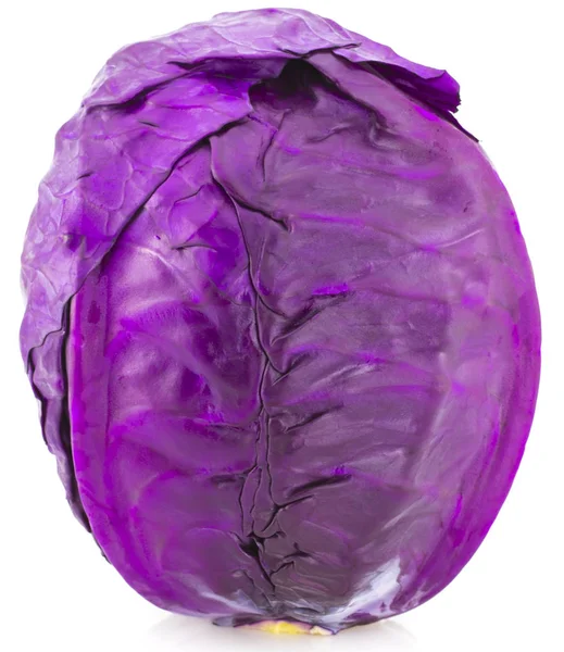 Purple cabbage isolated on white background — Stock Photo, Image