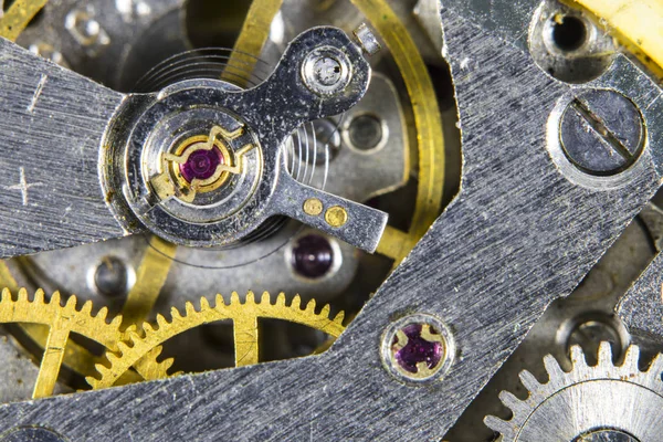 Clockwork old mechanical  high resolution — Stock Photo, Image