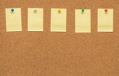 Sarı boş kayda göre Cork board