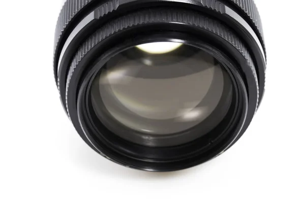 Altes Fotoobjektiv / Slr Vintage-Objektiv / 85mm f2.0 — Stockfoto