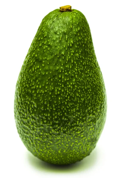 Aguacate aislado sobre fondo blanco — Foto de Stock