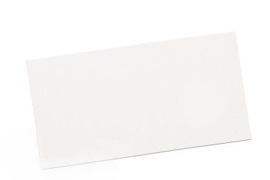 Beyaz arka plan üzerinde izole kart. Görünümden için