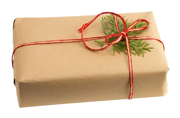 Karácsonyi dekoráció. Dobozok, karácsonyi ajándékokat. Gyönyörű pack — Stock Fotó