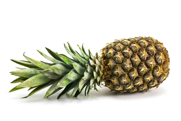 Mogen hel ananas isolerad på vit bakgrund — Stockfoto