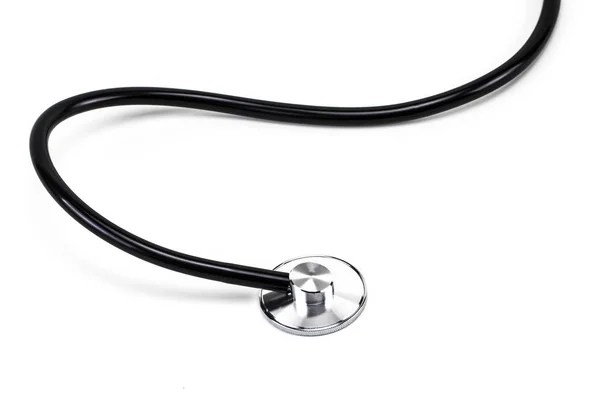 Nahaufnahme des Stethoskops auf weißem Hintergrund — Stockfoto