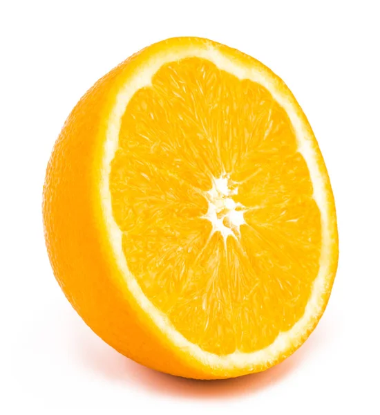 Half of orange isolated on a white background — Stock Photo, Image