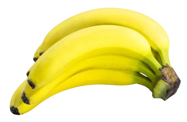 白地に隔離されたバナナは — ストック写真