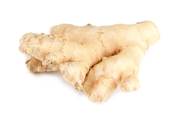 Fresh ginger root isolated on white background — Stock Photo, Image