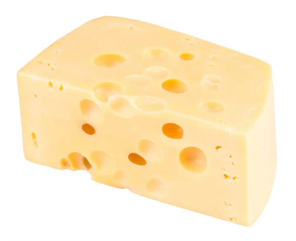 チーズは、白い背景で隔離の作品。クリッピング pa で — ストック写真