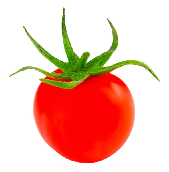 Pomidor na białym tle. Ze ścieżką przycinającą — Zdjęcie stockowe
