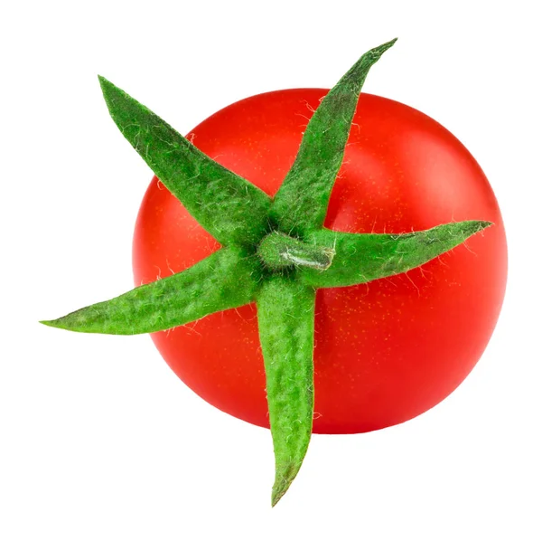 Tomate isoliert auf weiß. mit Schnittpfad — Stockfoto