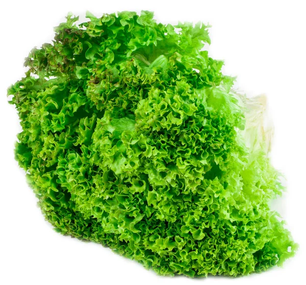 Fresh lettuce isolated on white background. With clipping path — Stock Photo, Image