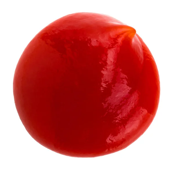 Томатный кетчуп изолирован на белом фоне — стоковое фото