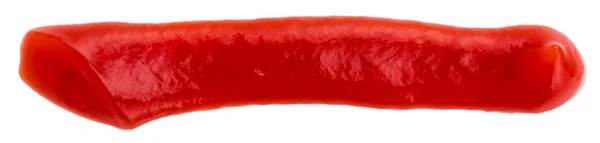 Molho de tomate ou ketchup isolado em um fundo branco — Fotografia de Stock