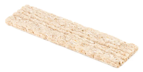Krokante dieet fitness brood geïsoleerd op witte achtergrond. Foo — Stockfoto