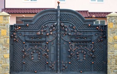 muhteşem Ferforje kapılar, süs dövme, dövme eleme