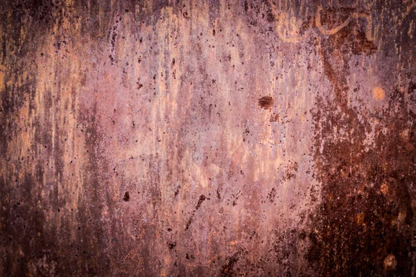 Die Textur der alten rostigen Metallplatte — Stockfoto