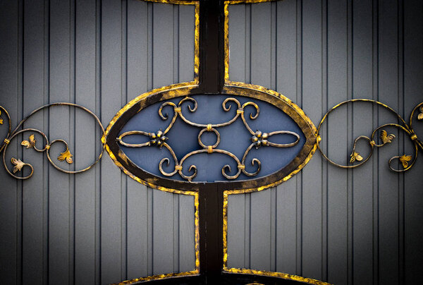  кованые железные ворота, декоративная ковка, кованые элементы близко-у
