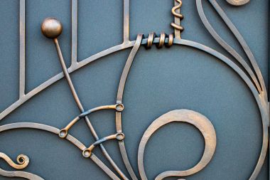 muhteşem Ferforje kapılar, süs dövme, dövme eleme