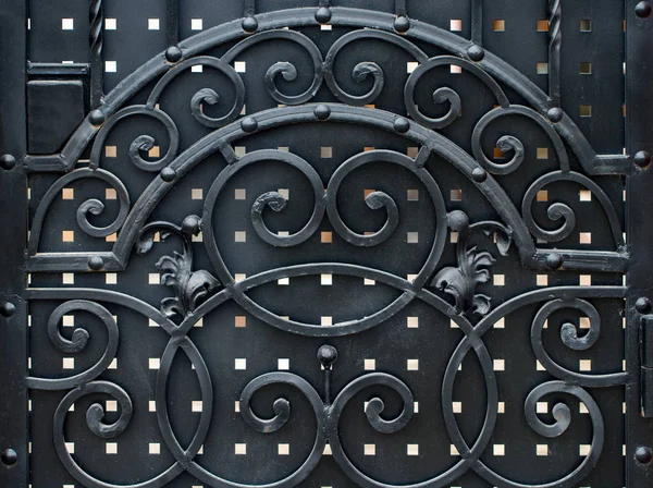 The fragment of forged metal products. close-up — Stock Photo, Image