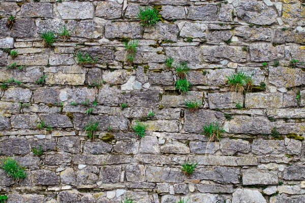 abstraction wall fence built of natural stone background