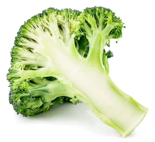 Färsk broccoli isolerad på vit bakgrund. Med urklippsbana. — Stockfoto