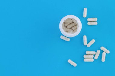 Çeşitli ilaç tıp hap, Tablet ve kapsüller ve