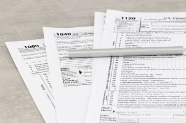 Vergi formu işletme finansal konsepti: bireysel re 'nin makro görünümü