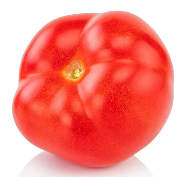 Tomate isolée sur fond blanc. Avec chemin de coupe — Photo