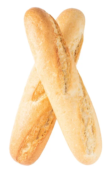 Baguette Isolated White Background Clipping Path — Stock Photo, Image