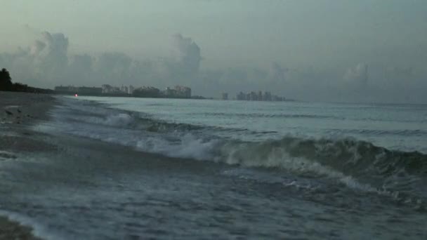 博尼塔海滩从那不勒斯佛罗里达的视图 — 图库视频影像