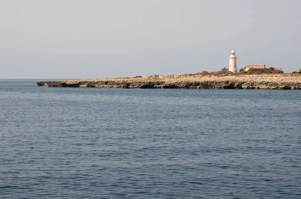 Faro su Cipro — Foto Stock