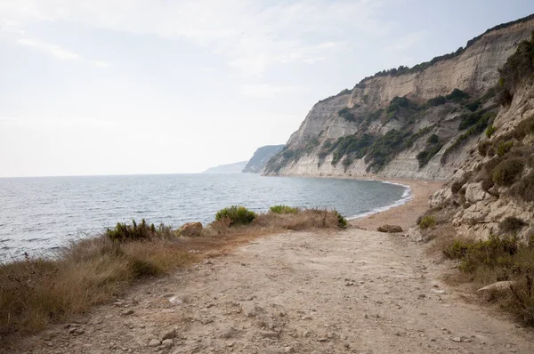 Zacisznej plaży widok — Zdjęcie stockowe