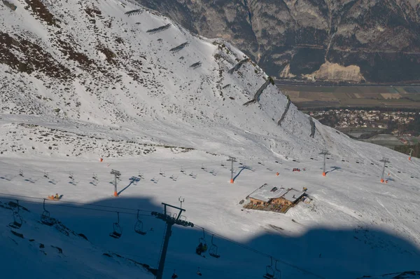 Winter Austrian Alps view — Stock Photo, Image