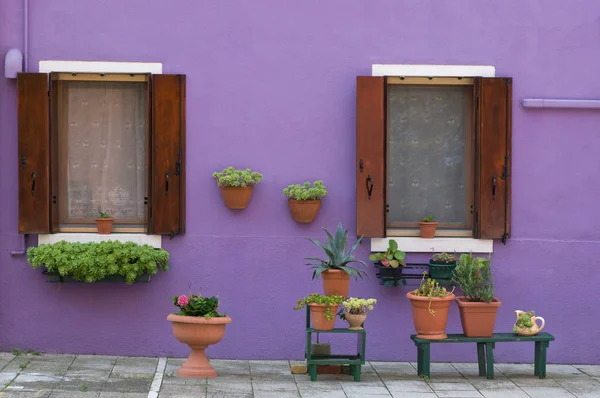 Renkli evler görünümü Stok Fotoğraf