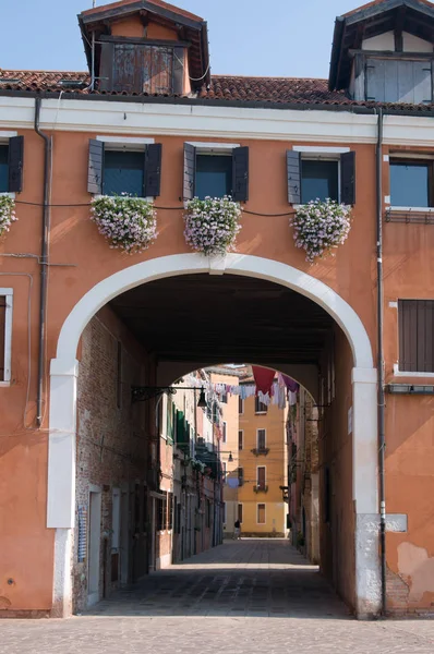 Venedik 'te ev cephesi Telifsiz Stok Imajlar