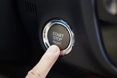 motoru start stop düğmesine basarak parmak
